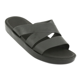 Svart Atletico 185 plattform tofflor 1