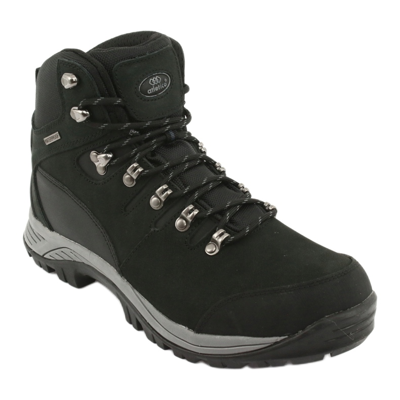 Atletico 66176 svart bundna vandringsskor 1