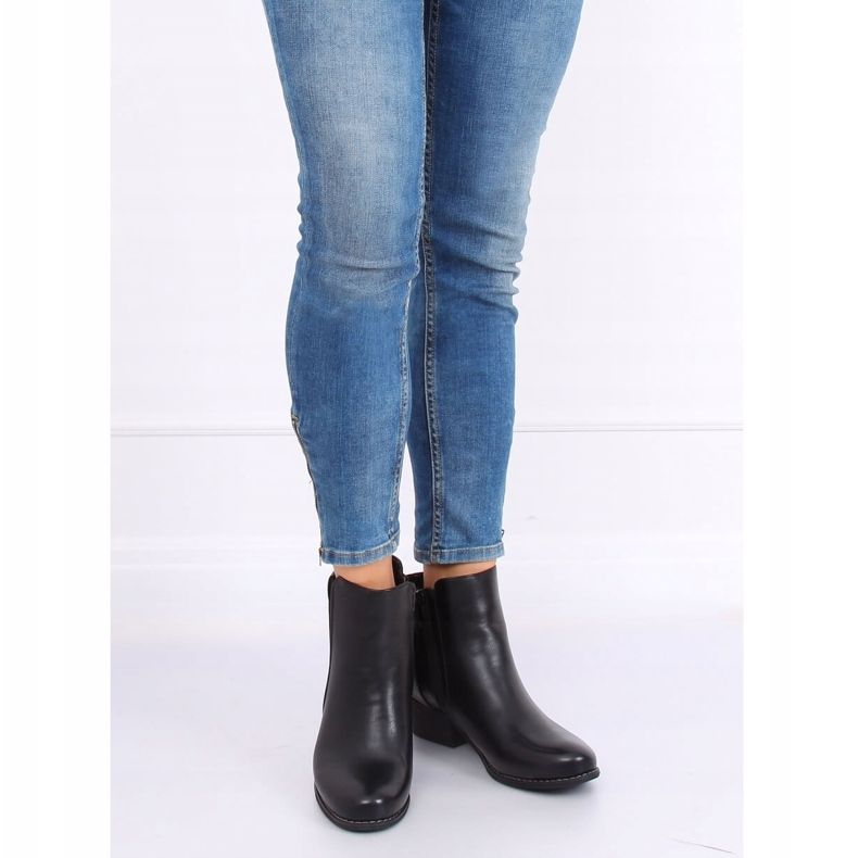 Svarta Jodhpur stövlar, svarta 6391 Svart 2