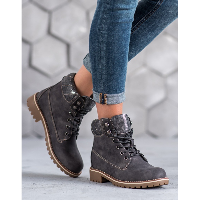 Super Me Knutna fällare grå 1