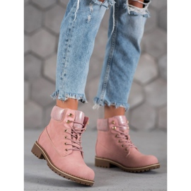 Super Me Knutna fällare rosa 2