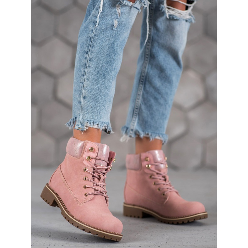 Super Me Knutna fällare rosa 2