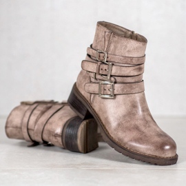 SHELOVET Klassiska Beige stövlar 1