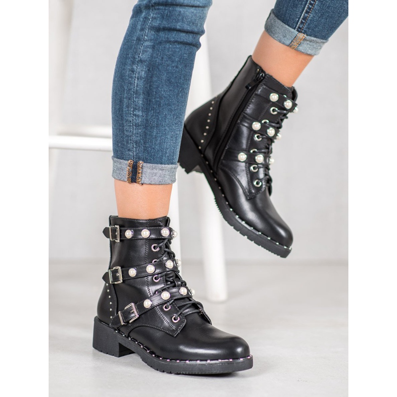 Seastar Arbetare Med Pärlor svart 2