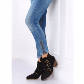 Svarta cowboystövlar L88-162 Svart 2