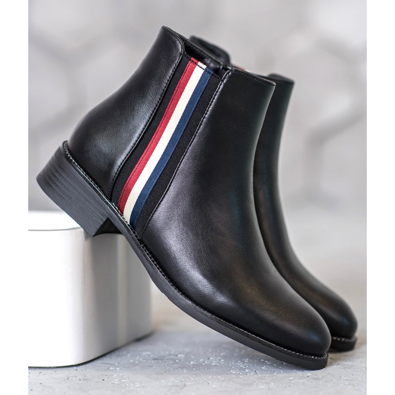 Filippo Stövlar med dekorativt bälte svart 1