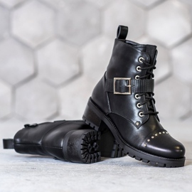 Seastar Arbetare med dekorativt spänne svart 1