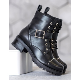 Seastar Arbetare med dekorativt spänne svart 2