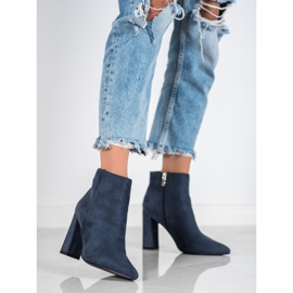 SHELOVET Stövlar Med Spitz blå 1