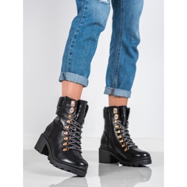 Seastar Snörstövletter svart 1