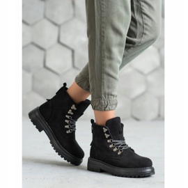 SHELOVET Snörskor svart 1