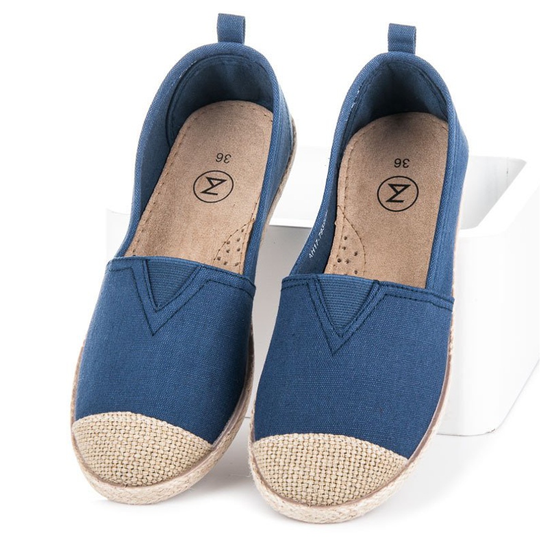 Mckeylor Espadrillos ballerinor blå 2