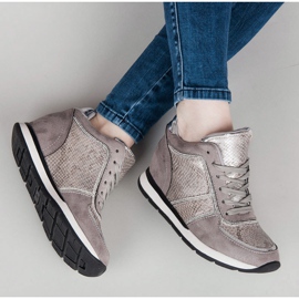 Vices Knutna sneakers grå 1