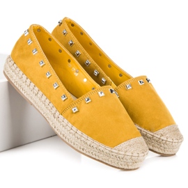 Nio Nio Gula Espadrillos Med Dubbar 2