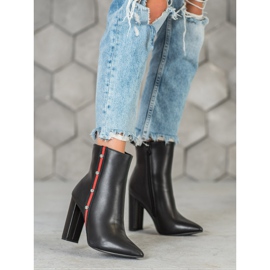 Seastar Höga stövlar med dekorativt bälte svart 2