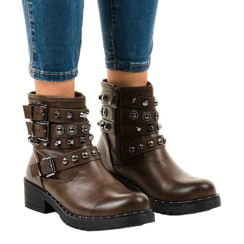 Bruna isolerade stövlar 77-8 grön 1