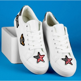 Seastar Army sneakers med lappar vit 2