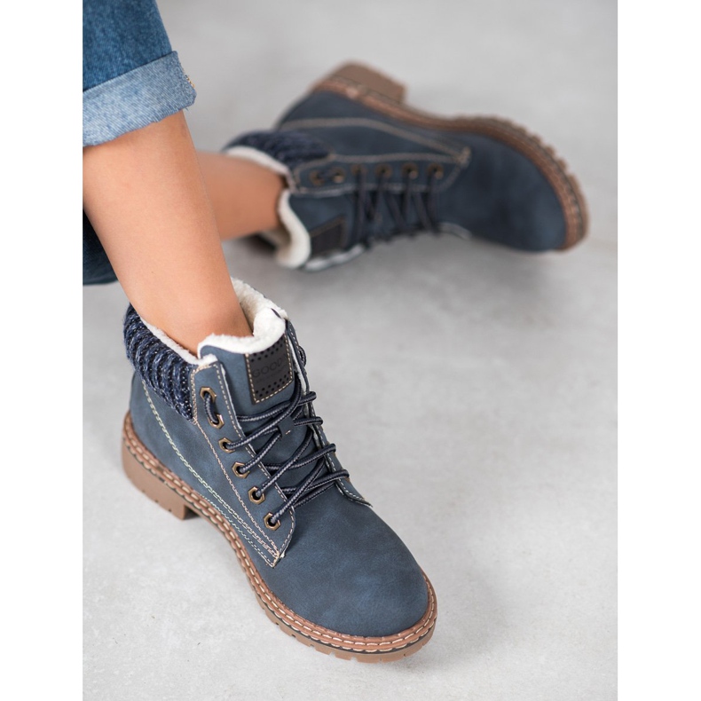 Goodin Fångare med fårskinn blå 2