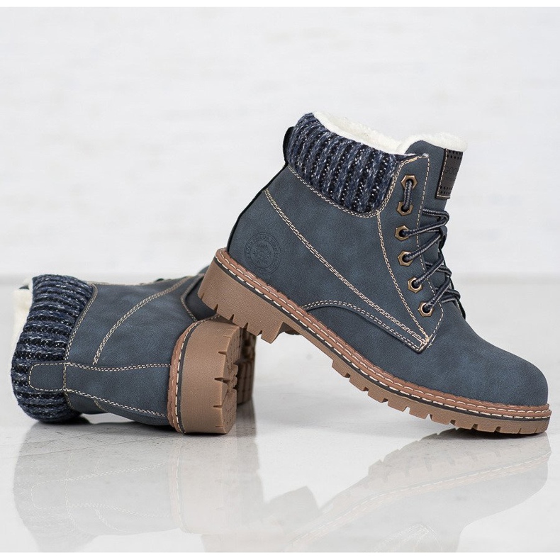 Goodin Fångare med fårskinn blå 1