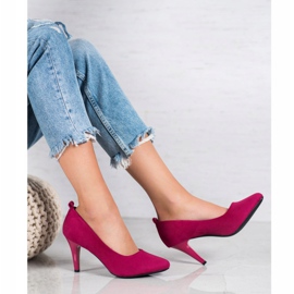 J. Star Bekväma pumpar röd 2