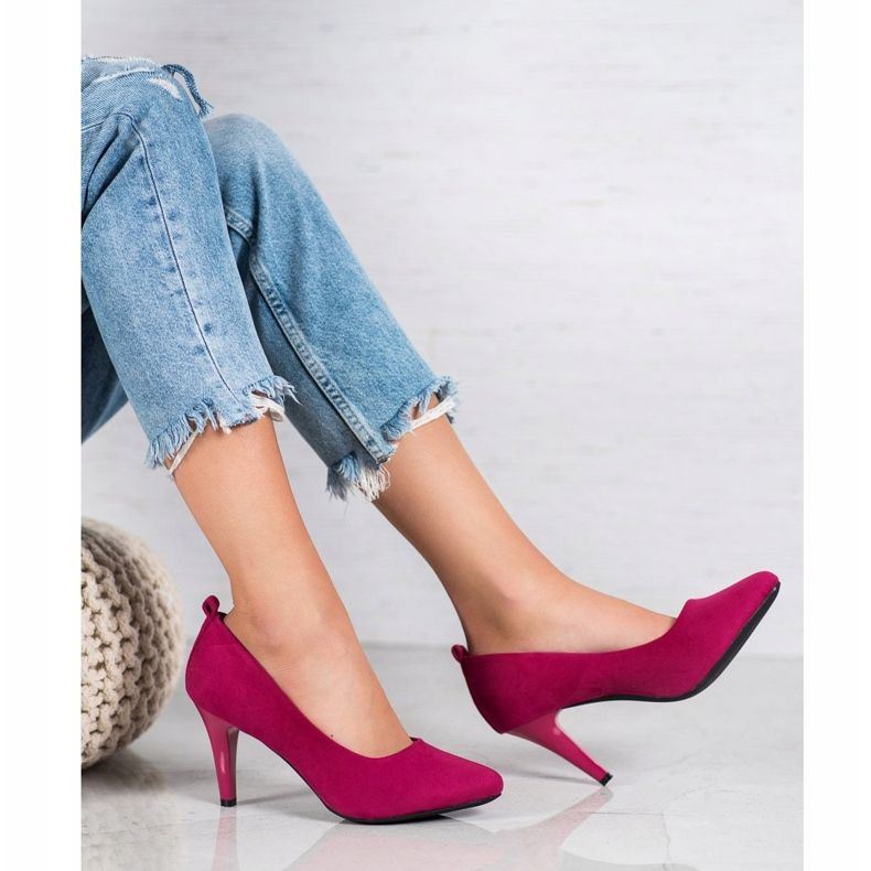 J. Star Bekväma pumpar röd 2