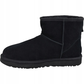 Ugg Classic Mini Rubber Logo W 1108231-BLK svart 1