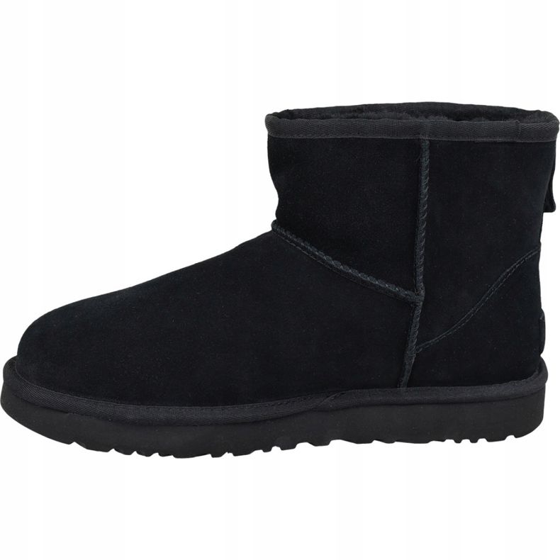 Ugg Classic Mini Rubber Logo W 1108231-BLK svart 1