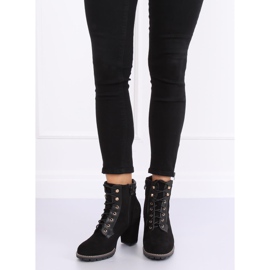 Svarta höga klackar 995-37 Svart 2