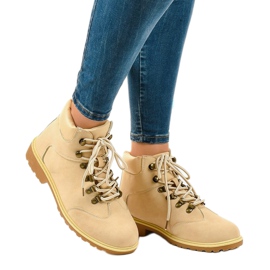 Beige vandringsskor utan isolering XDS1702 1