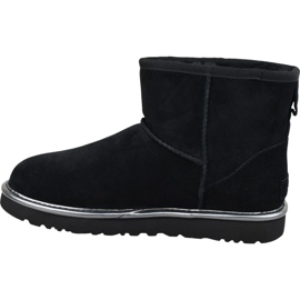 Ugg Classic Mini Ugg Rubber Logo W 1110087-BMT skor svart 1