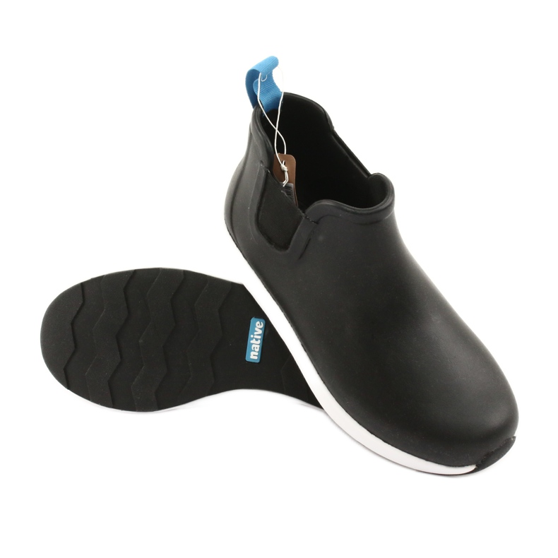 Native Ap Rain Jiffy Black Shell White Jiffy Rubber vit svart 3