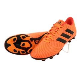 Adidas Nemeziz 18.4 FxG M DA9594 fotbollsskor orange 4