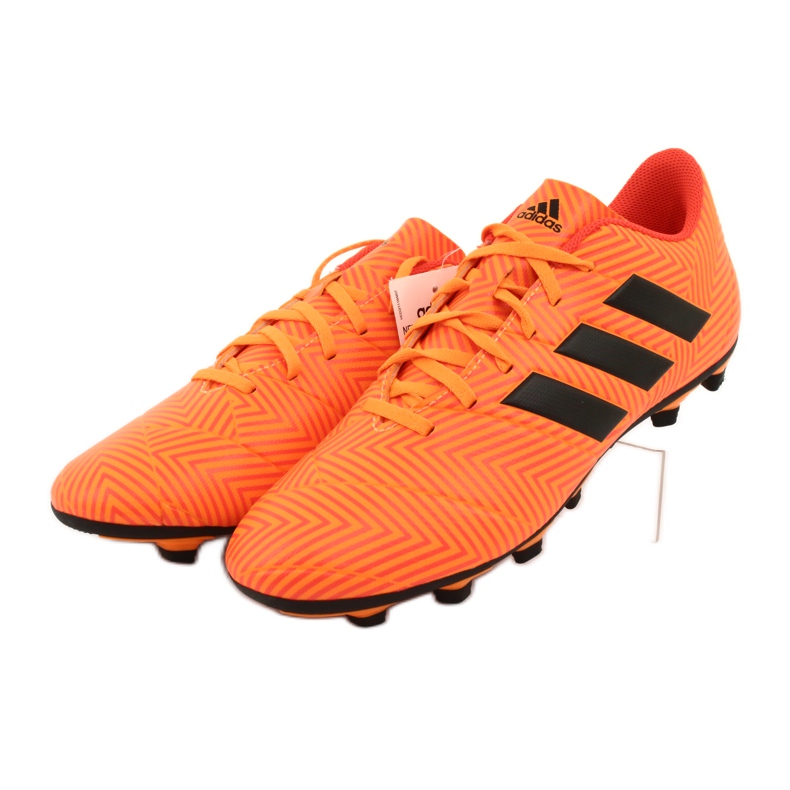 Adidas Nemeziz 18.4 FxG M DA9594 fotbollsskor orange 2