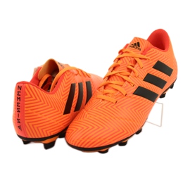 Adidas Nemeziz 18.4 FxG M DA9594 fotbollsskor orange 3