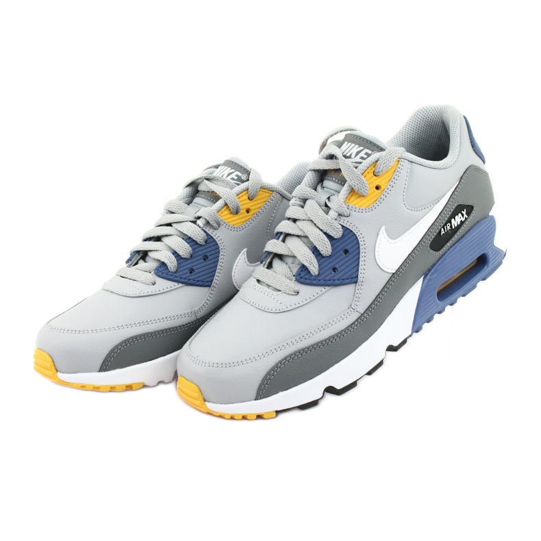 Nike Air Max 90 Ltr Gs Jr 833412-026 vit blå grå 3
