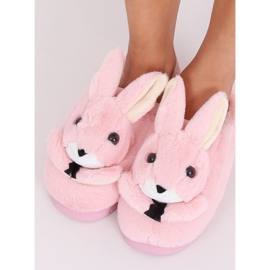 Dam tofflor kaniner ljusrosa MA17 Rosa 1