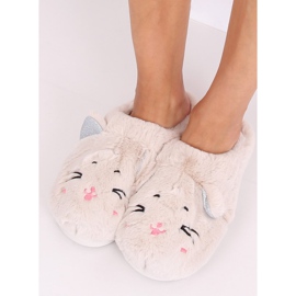 Dam beige tofflor MA16 Milk White 1