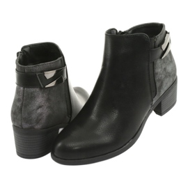 M.Daszyński Jodhpur stövlar Daszyński 1919 svart spänne grå 4