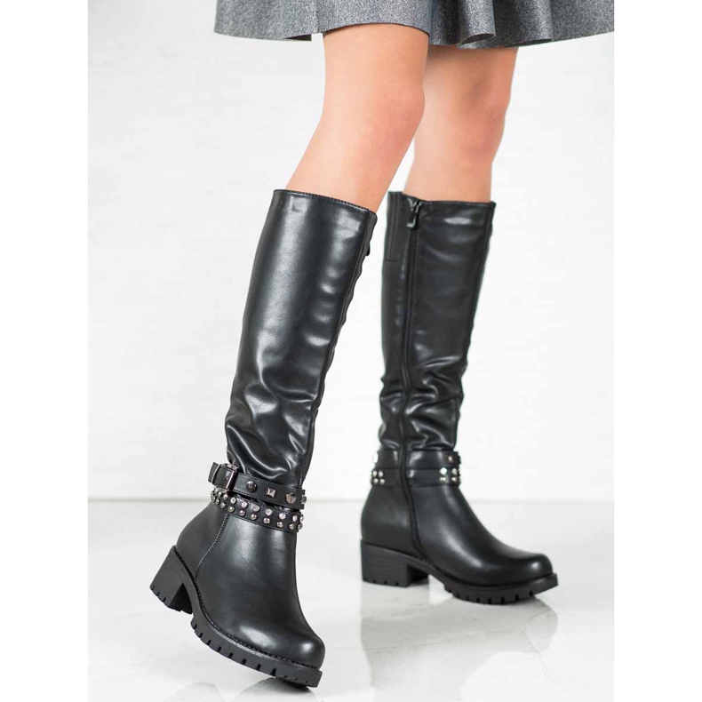 Nio Nio Plattform stövlar svart 2