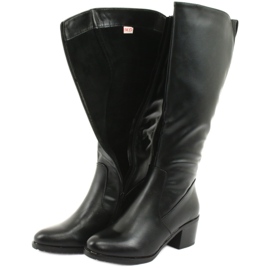 M.Daszyński Stövlar isolerade höga klackar Daszyński 153 svart 5