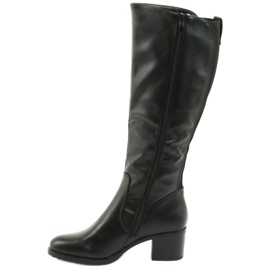 M.Daszyński Stövlar isolerade höga klackar Daszyński 153 svart 2