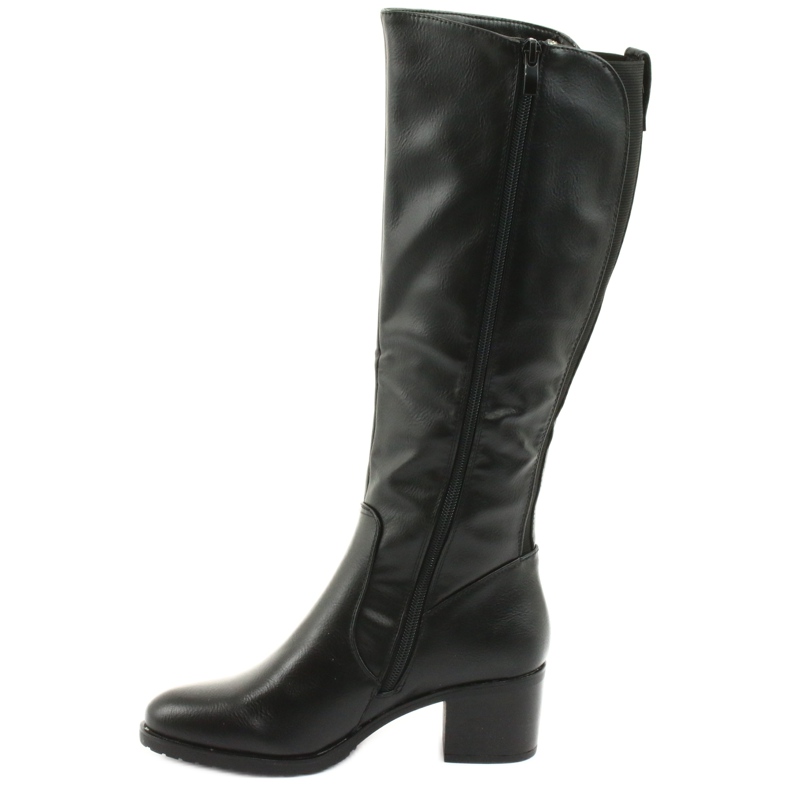 M.Daszyński Stövlar isolerade höga klackar Daszyński 153 svart 2