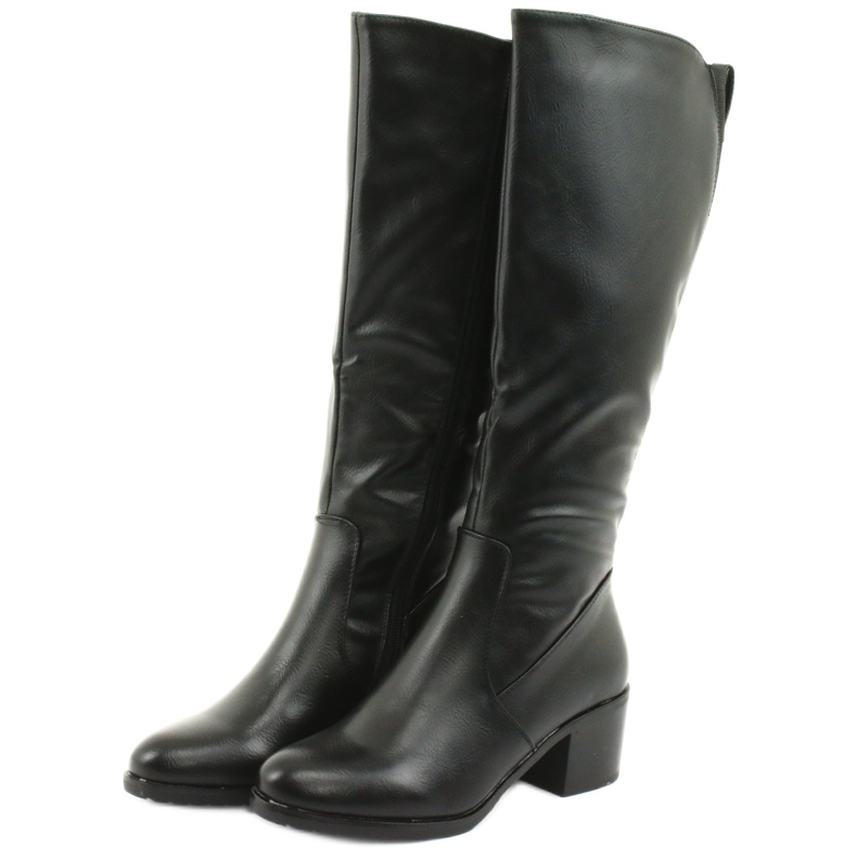 M.Daszyński Stövlar isolerade höga klackar Daszyński 153 svart 3