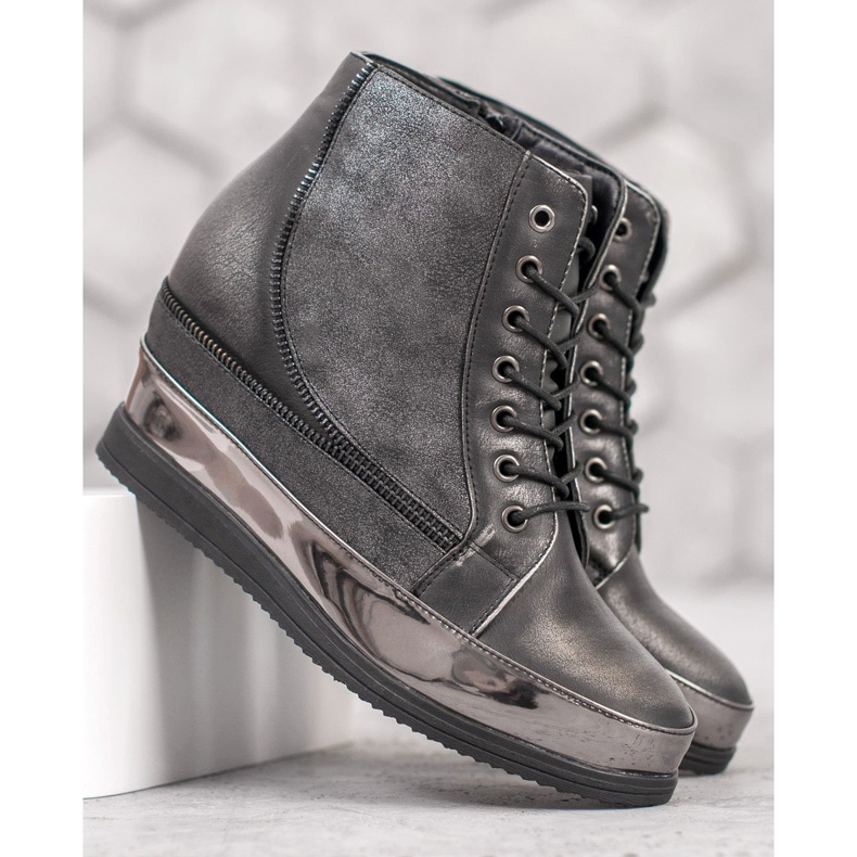 Sergio Leone Silver sneakers grå 1