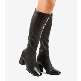 Grå ekoläderkängor 5319 2