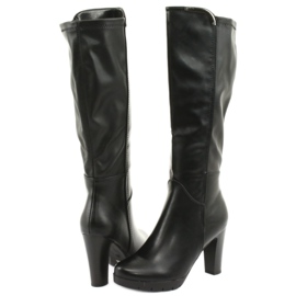 M.Daszyński Stövlar på stolpen Daszyński SA50 svart 4