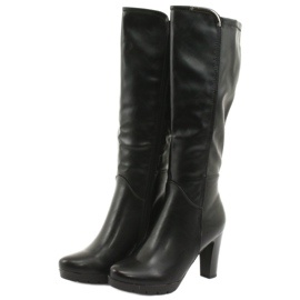 M.Daszyński Stövlar på stolpen Daszyński SA50 svart 3