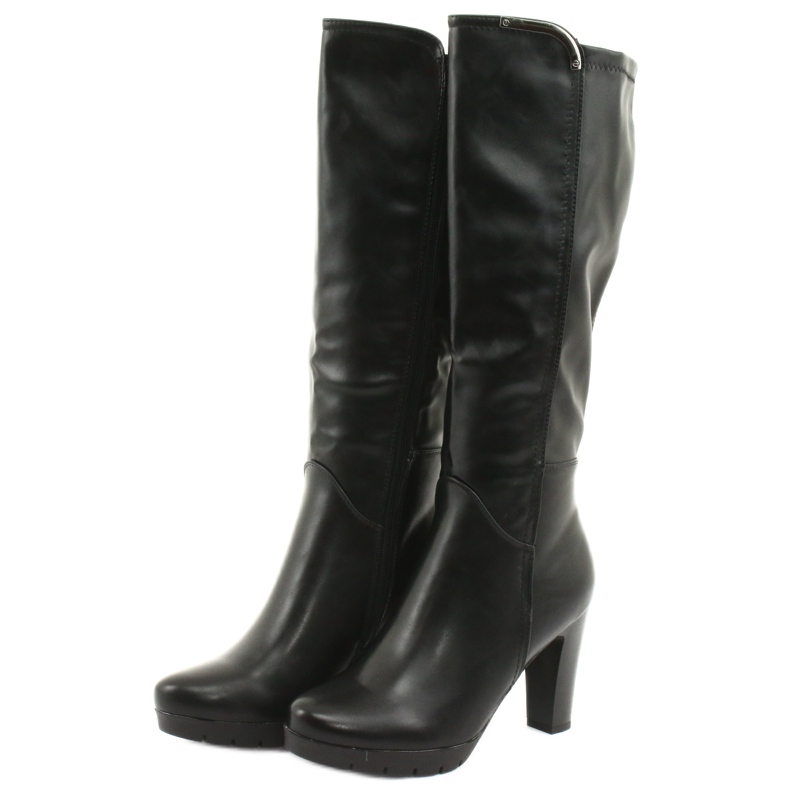 M.Daszyński Stövlar på stolpen Daszyński SA50 svart 3