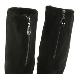 Svarta mocka stövlar Sergio leone KZ273 4