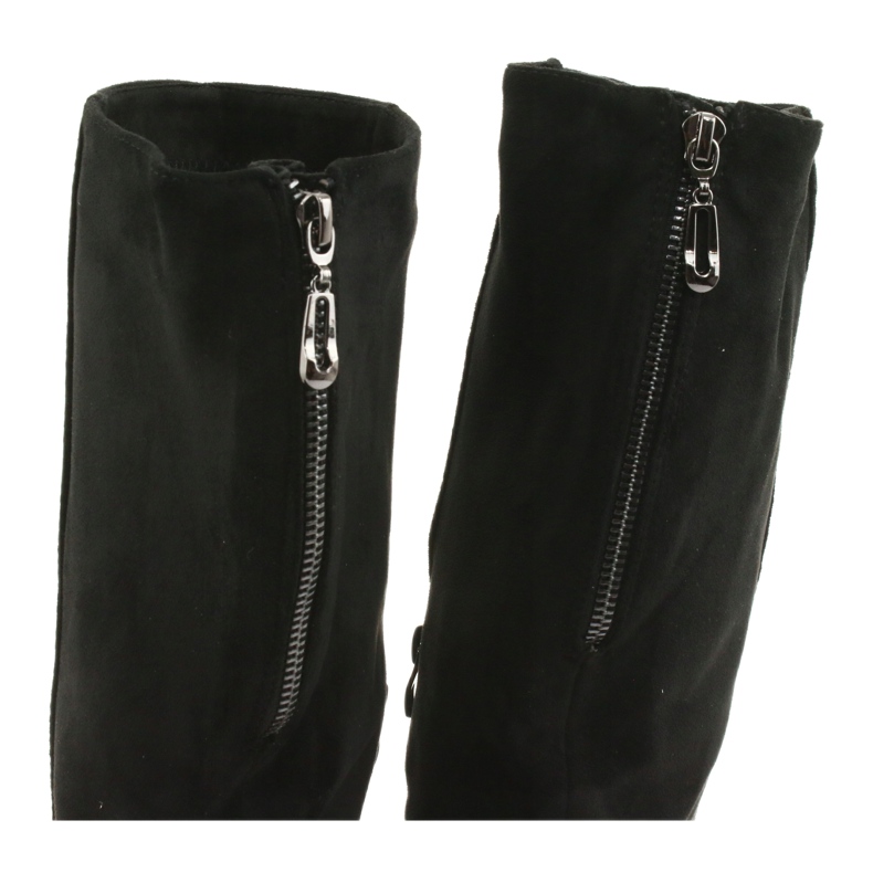 Svarta mocka stövlar Sergio leone KZ273 4